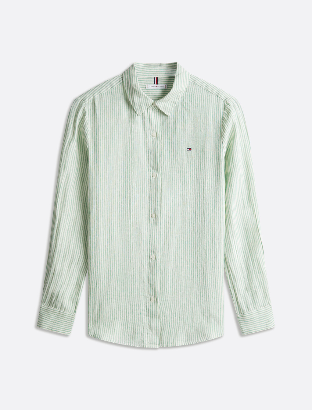 Asia Fit Essential Linen Relaxed Shirt, Classic Ithaca/ Fort Green, hi-res