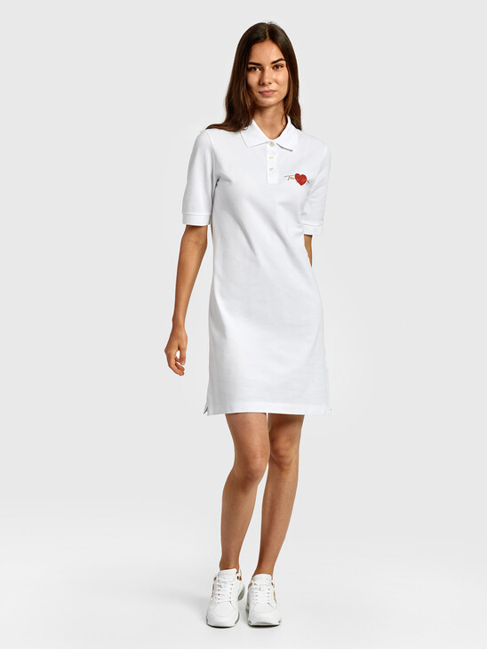 HEART TOMMY CASUAL POLO DRESS