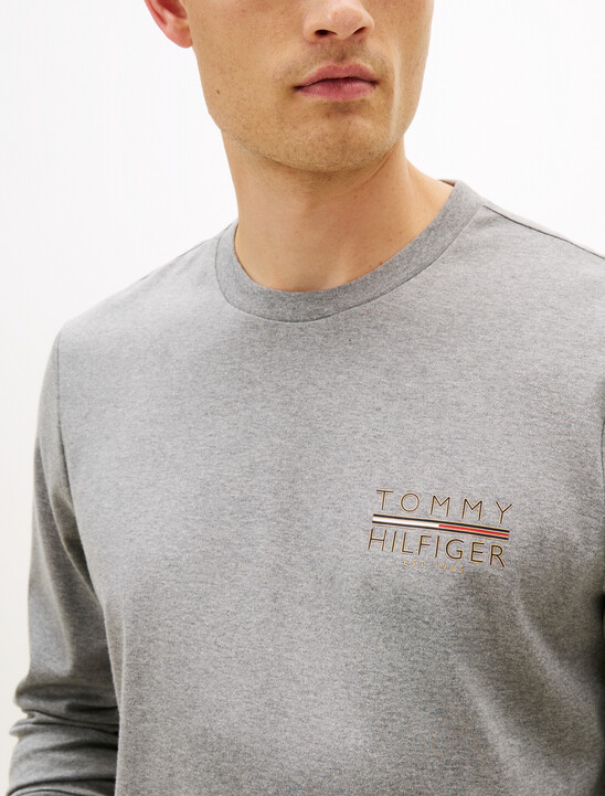 Icon Logo Embroidery Long Sleeve T-Shirt