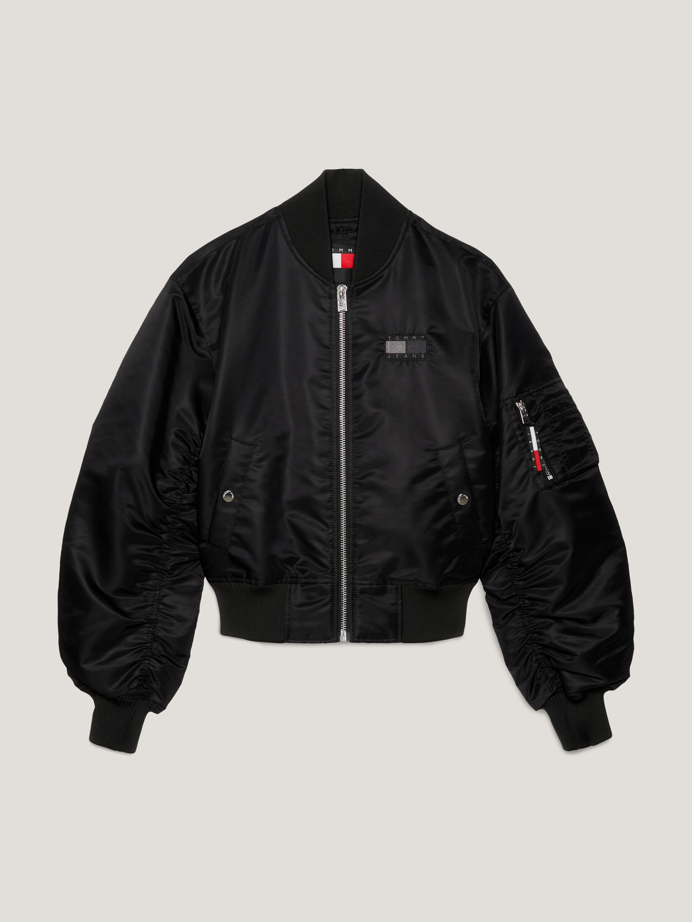 Tommy Remastered Tonal Back Logo Bomber Jacket black Tommy