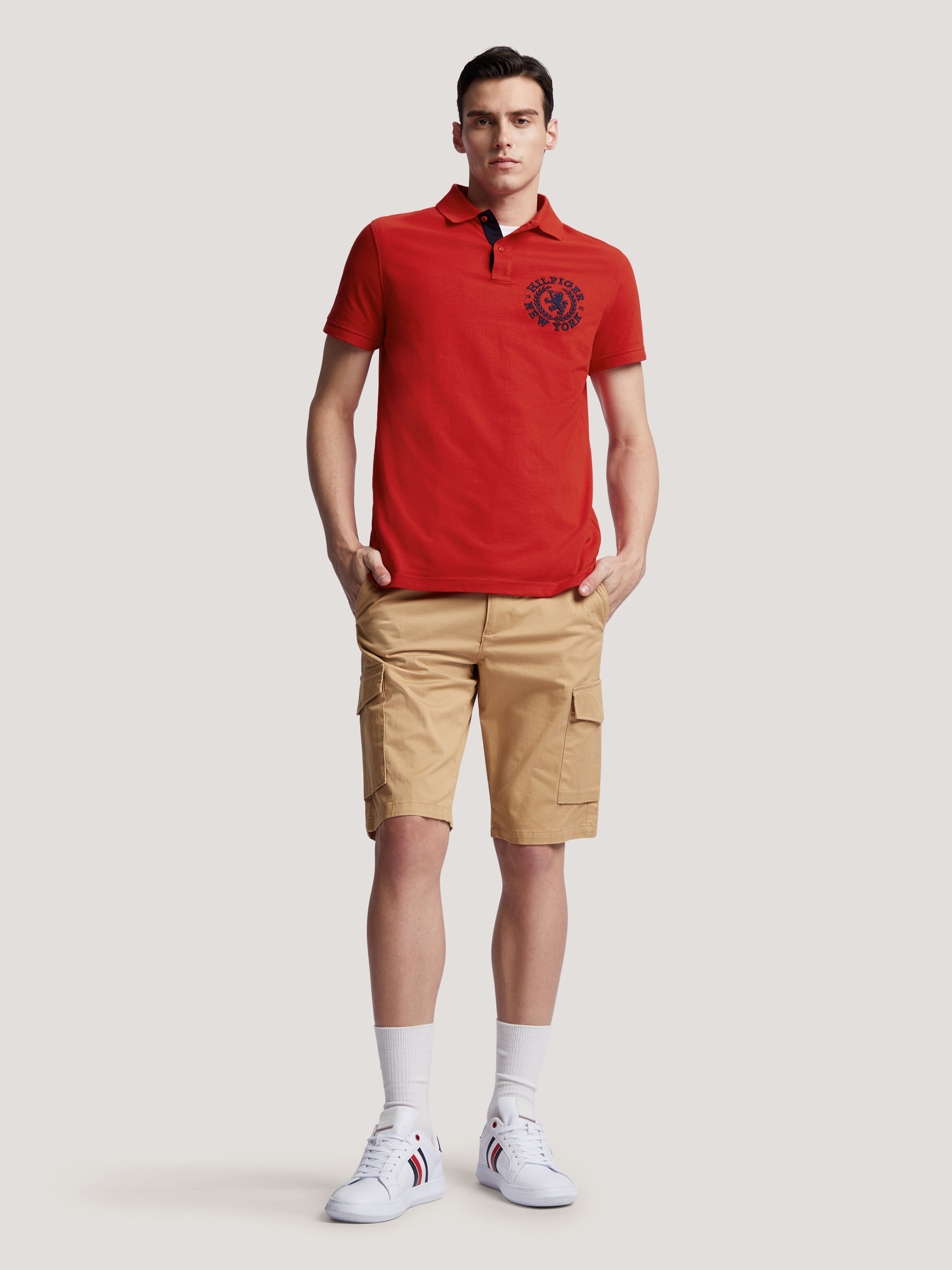 TH Crest Polo red Tommy Hilfiger Malaysia