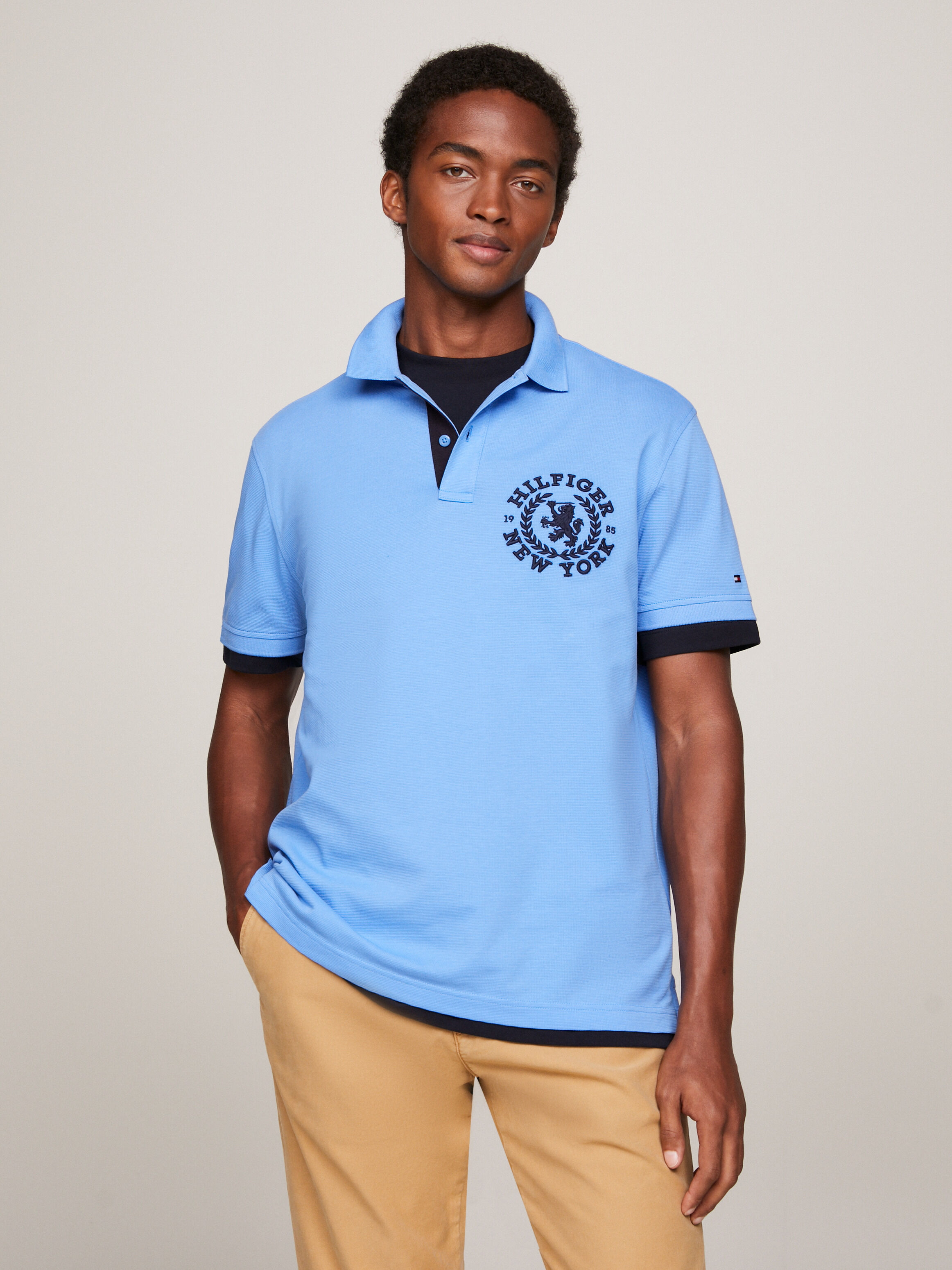 TH Crest Polo blue Tommy Hilfiger Malaysia