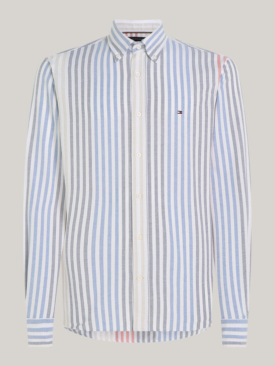 Global Stripe Ithaca Regular Oxford Shirt