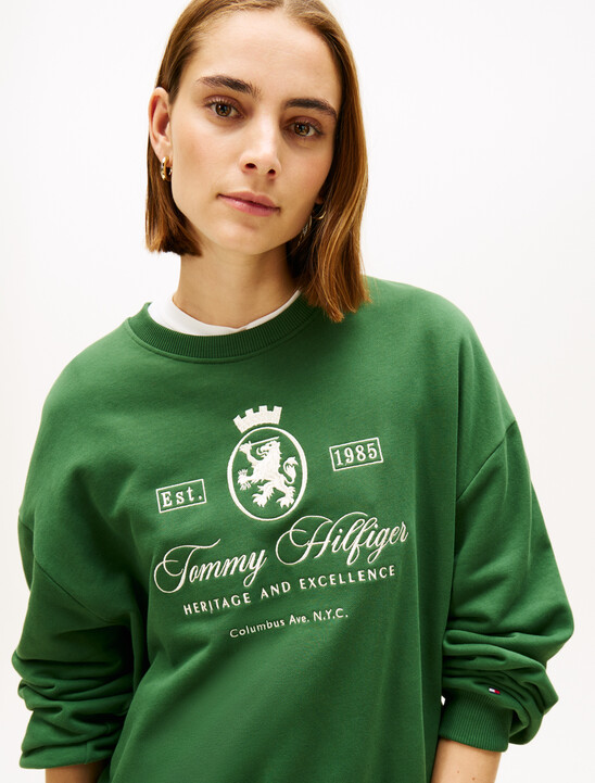Varsity Crest Terry Sweatshirt