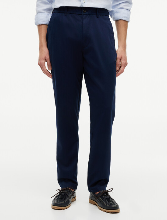Dover Elasticated Regular Twill Chinos