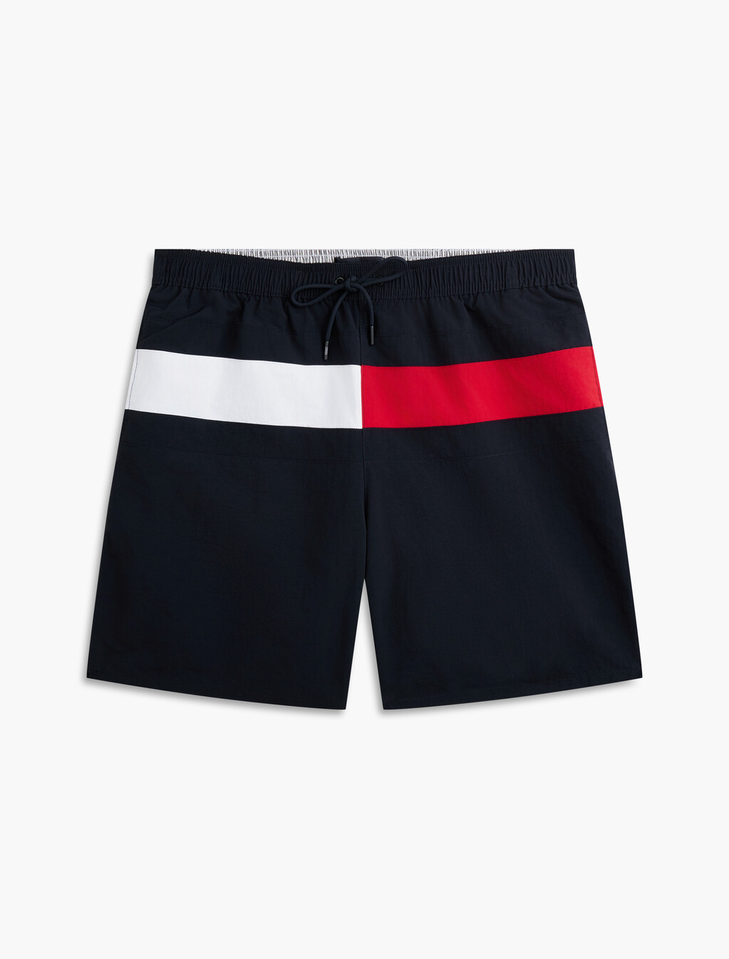 Colour-Blocked Long Length Swim Shorts, Desert Sky, hi-res