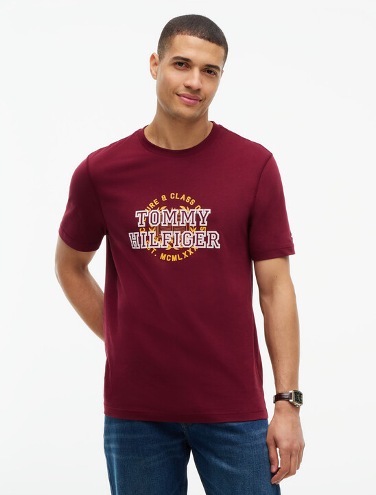 Varsity Logo Peached Jersey T-Shirt