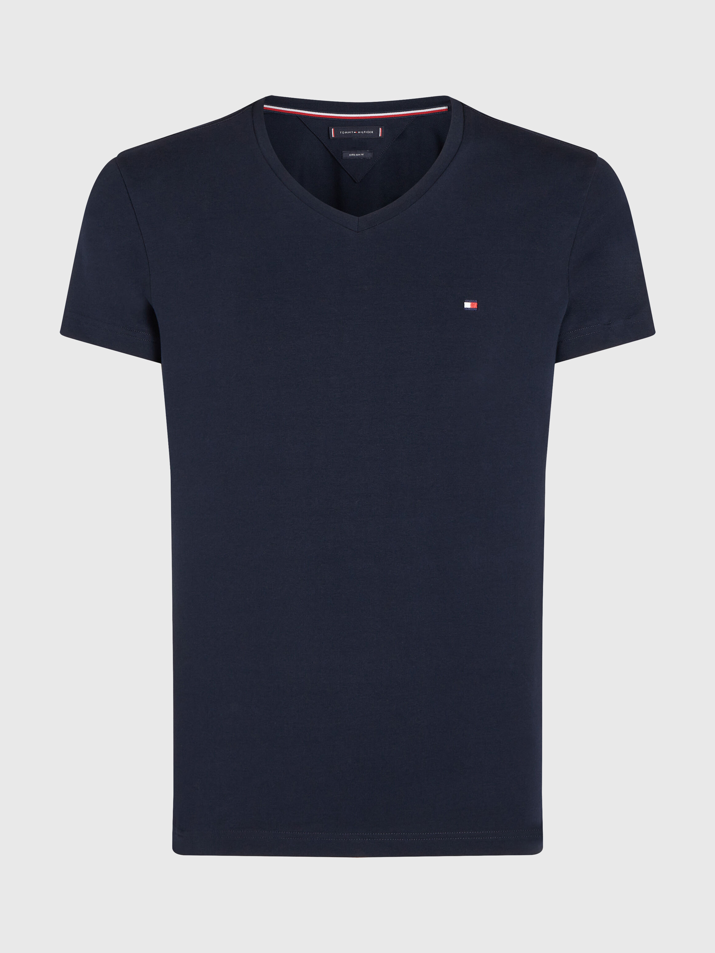 Core Stretch Slim V Neck T Shirt Tommy Hilfiger Malaysia