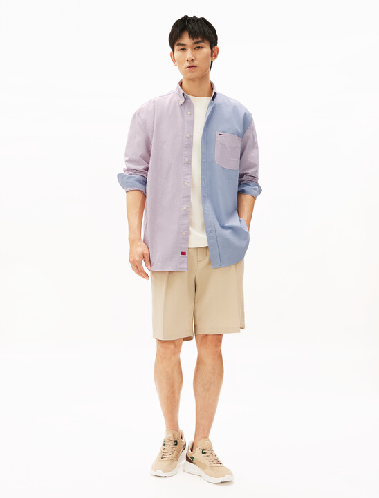 Color Block Boxy Shirt
