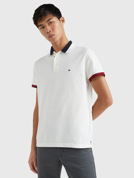TIPPED DETAIL SLIM FIT POLO