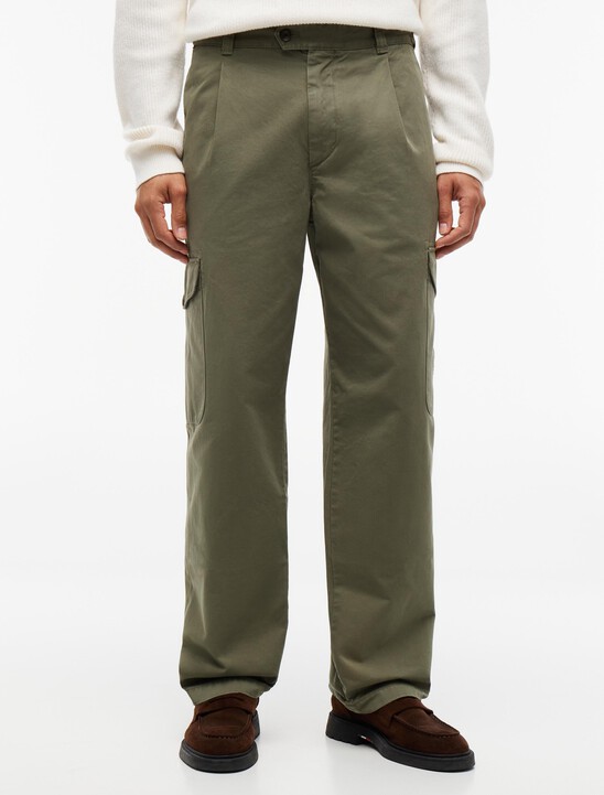 River Relaxed Straight Cargo Trousers