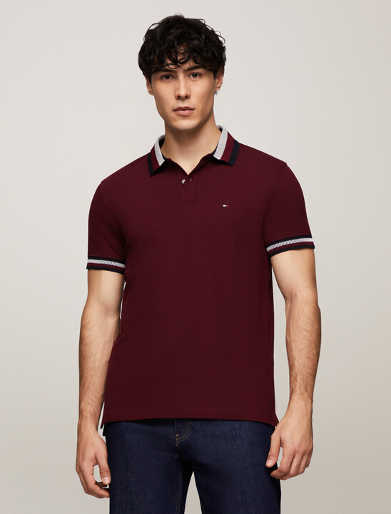 Stripe Collar Polo