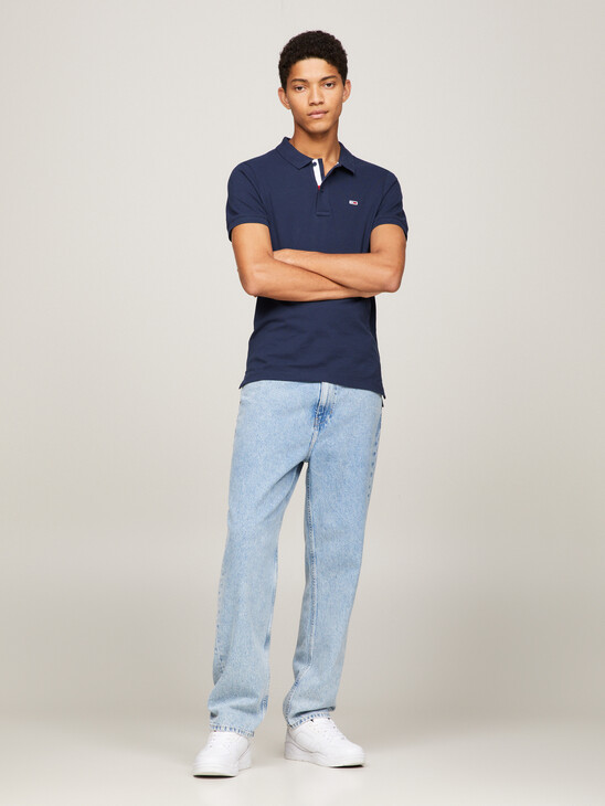 Tommy Jeans Flag Slim Polo