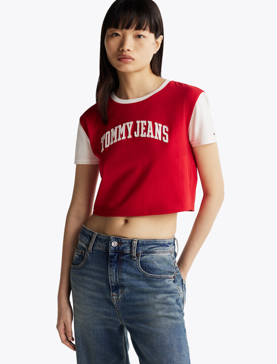 Varsity Logo Cropped T-Shirt