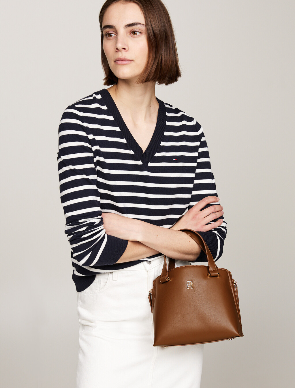 TH Modern Small Tote, Highland Khaki, hi-res