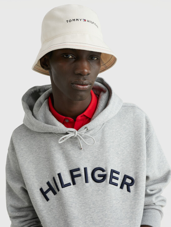 LOGO EMBROIDERY SIGNATURE STITCH BUCKET HAT