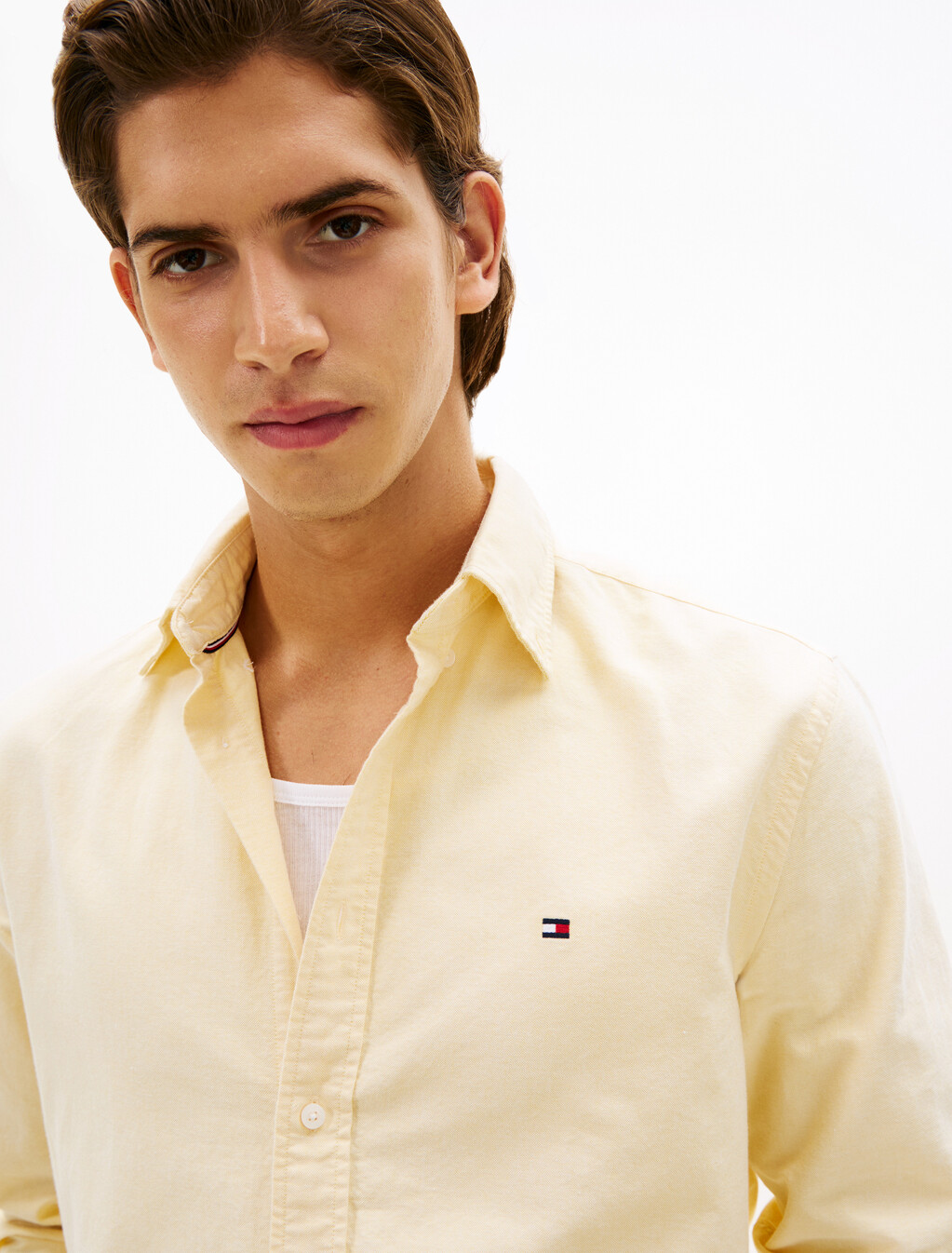 Asia Fit Heritage Oxford Shirt, Morningside Yellow, hi-res