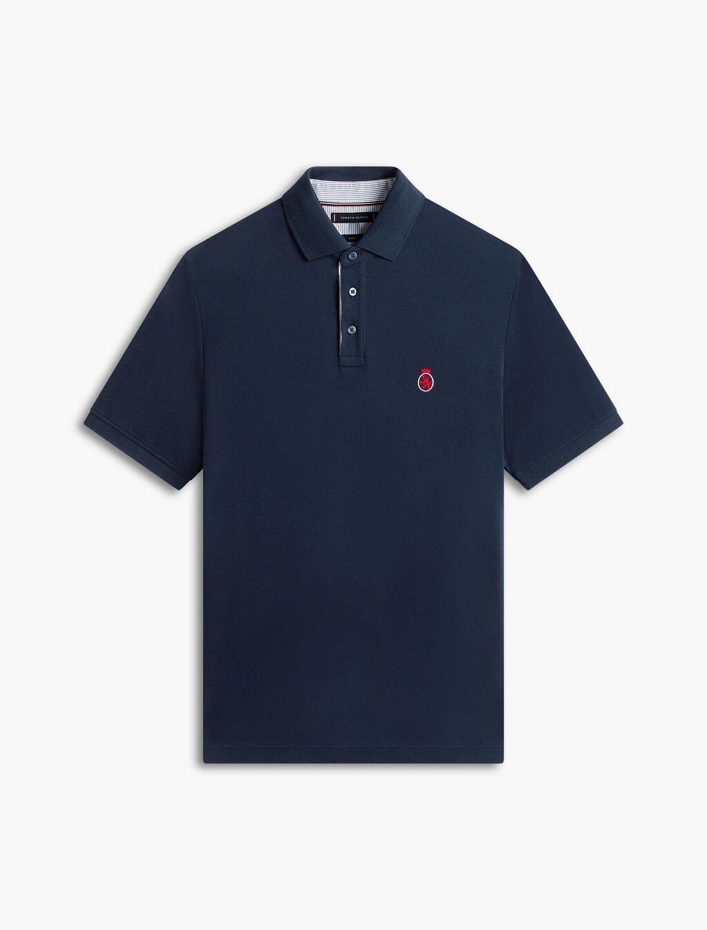 Heritage Crest Relaxed Fit Polo Shirt, Navy Blue, hi-res