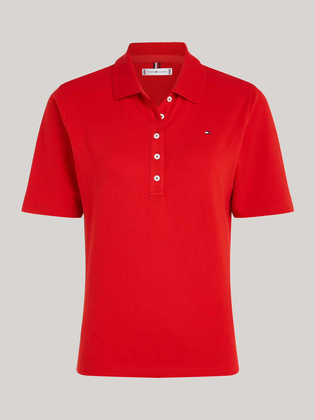 1985 Collection Flag Embroidery Regular Polo, Fierce Red, hi-res