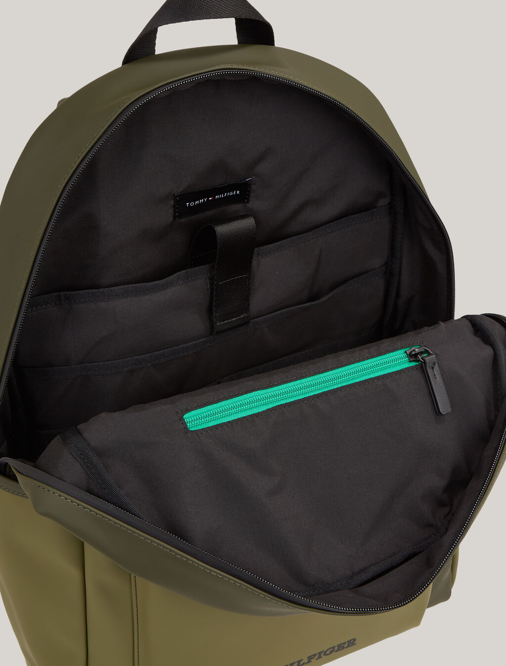 Monotype Water Repellent Dome Backpack, Utility Olive, hi-res