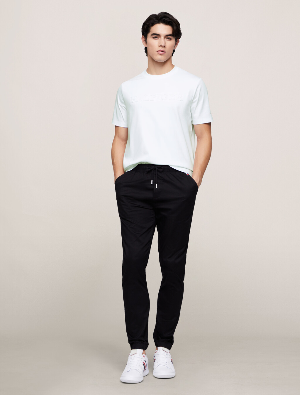 Embossed Logo T-Shirt, Optic White, hi-res