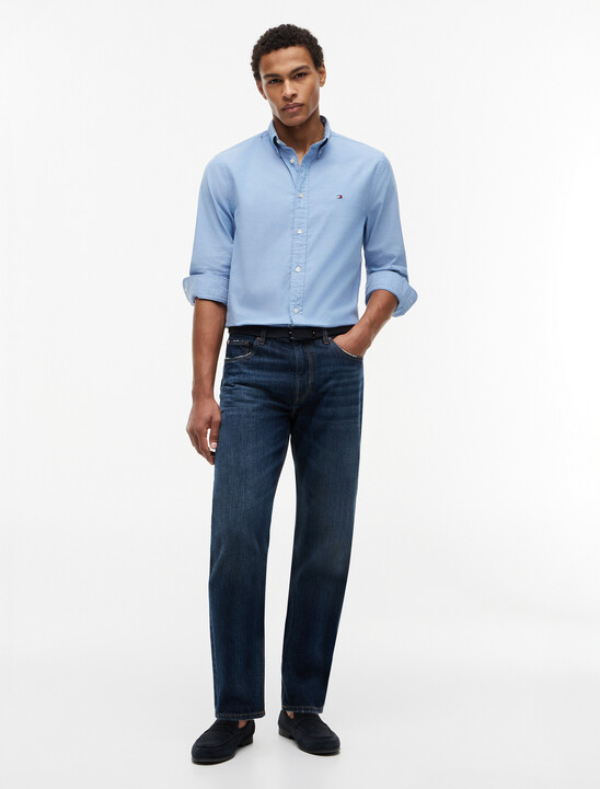 Asia Fit Lightweight Solid Oxford Shirt