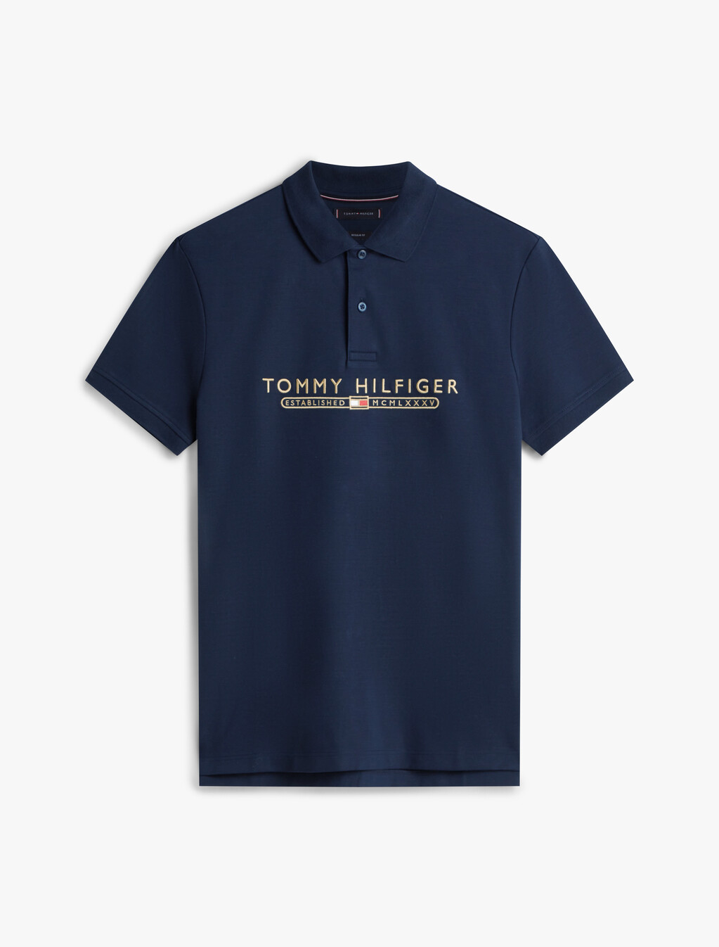 Icon Luxe Logo Embroidery Polo, Desert Sky, hi-res