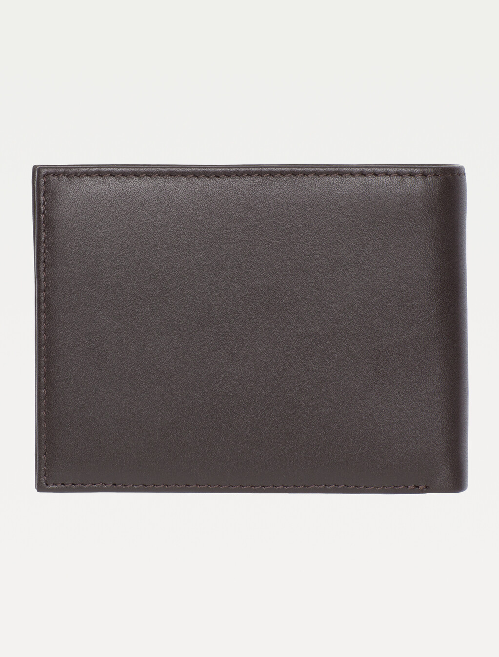 Leather Billfold Wallet With Coin Pocket, Brown, hi-res