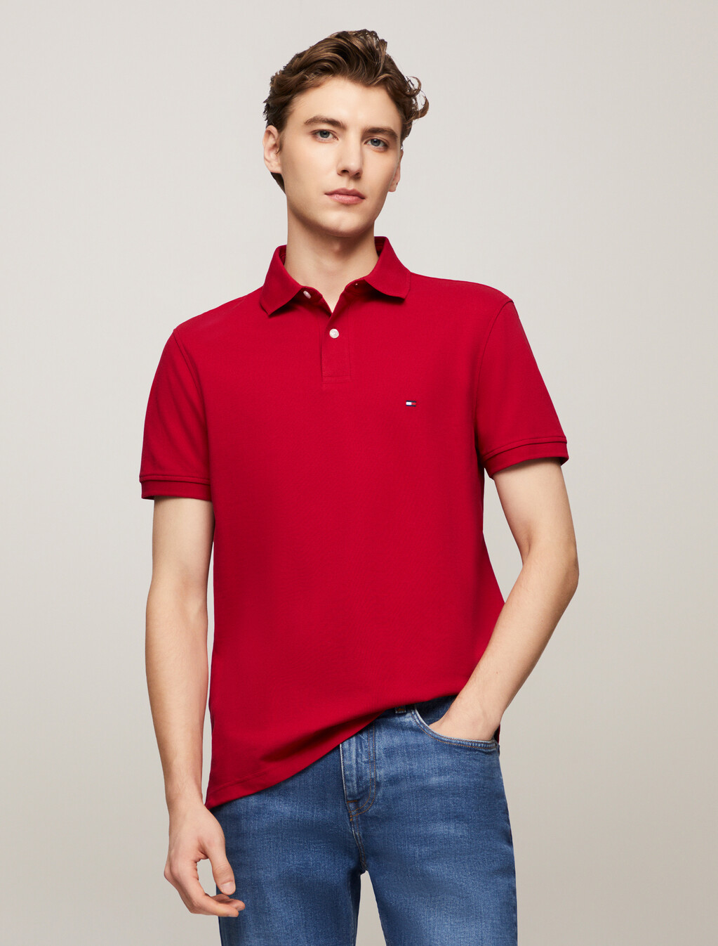 1985 Collection Regular Polo, Medium Red, hi-res