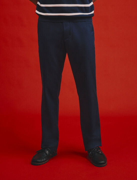 Dover Elasticated Regular Twill Chinos