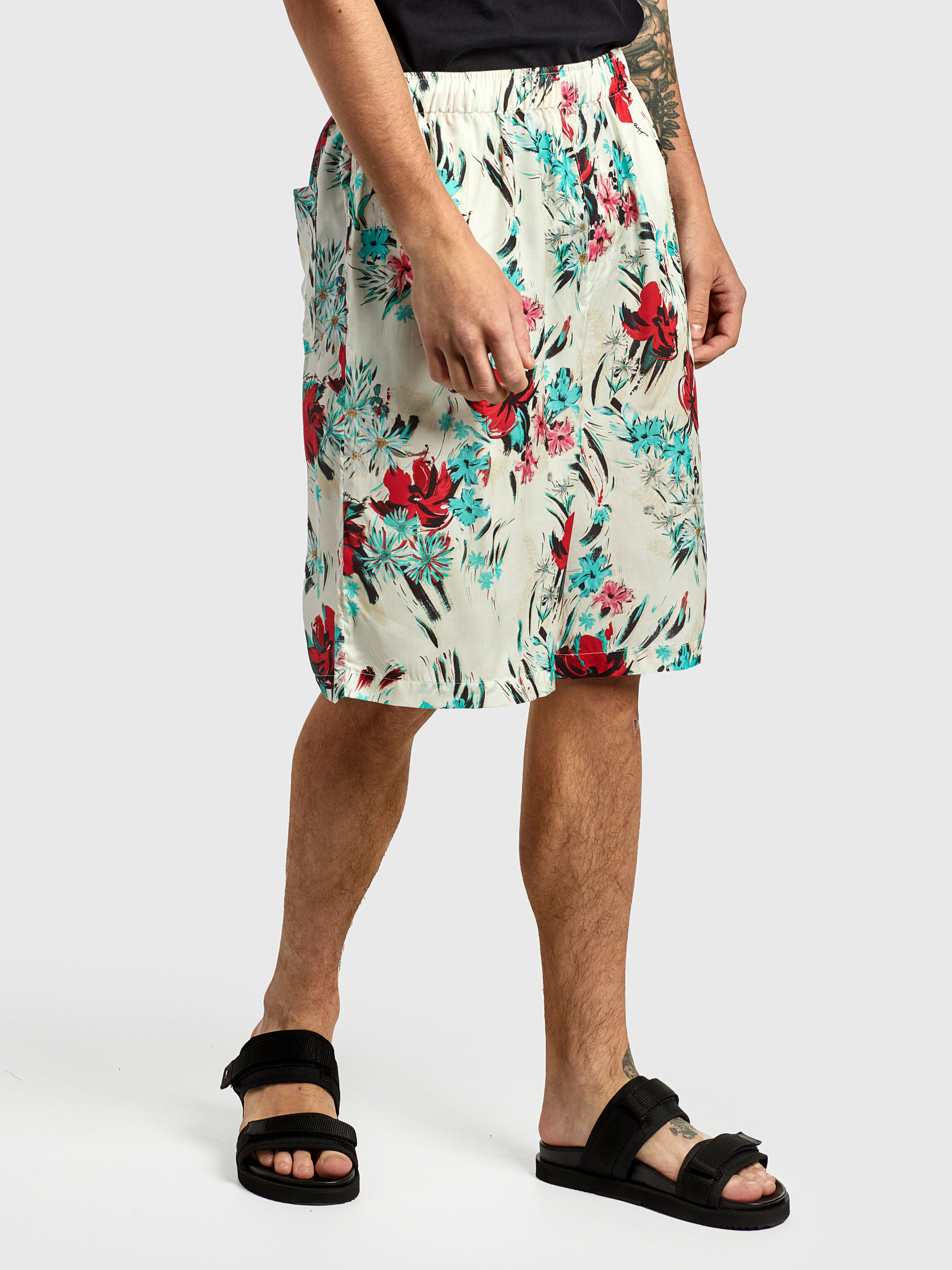Floral Print Lyocell Shorts natural Tommy Hilfiger Malaysia