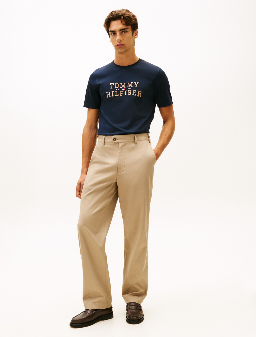 Icon Logo Embroidery Short Sleeve T-Shirt, Desert Sky, hi-res