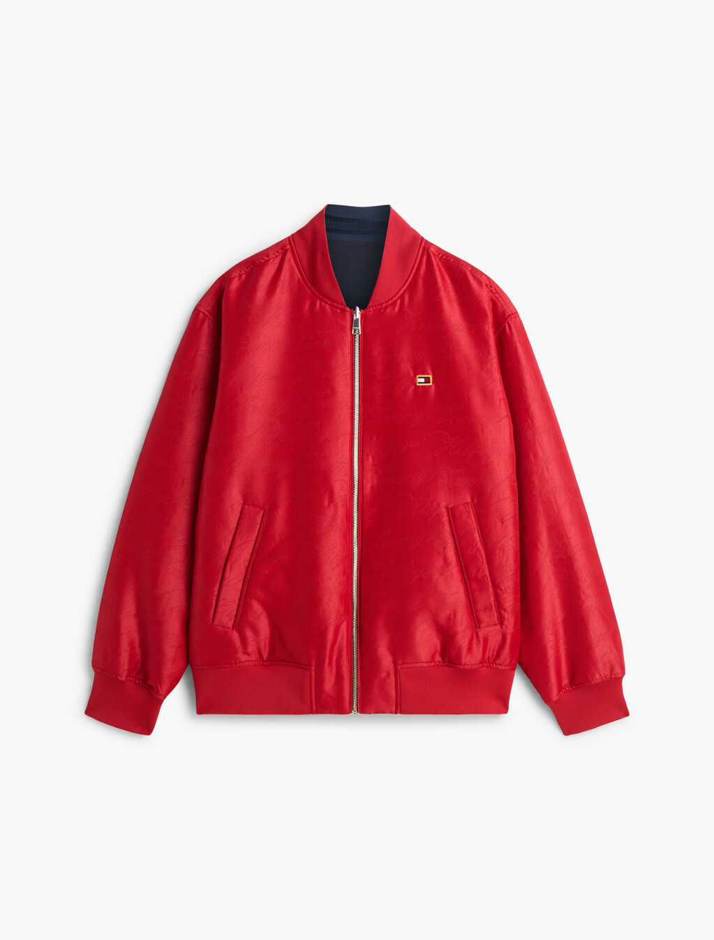 Lightweight Padded Reversible Bomber Jacket, Arizona Red, hi-res