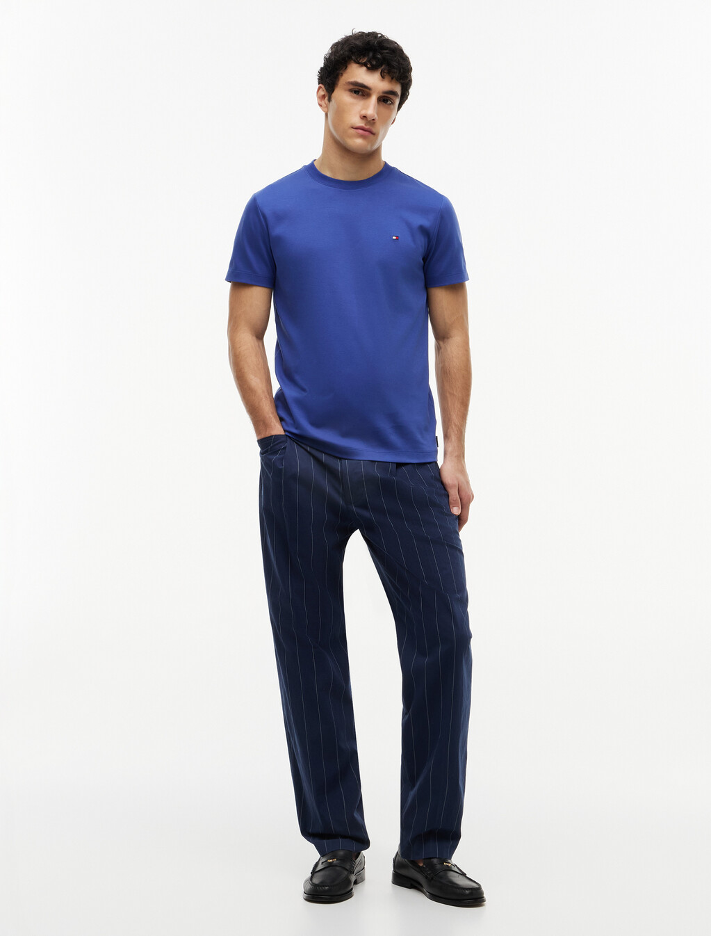 Interlock Slim Fit T-Shirt, Pigment Blue, hi-res