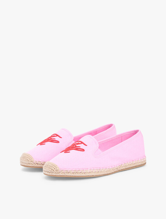 Logo Embroidery Canvas Espadrilles