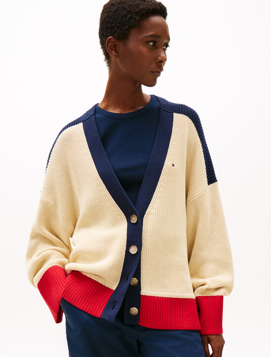 Relaxed V-Neck Cardigan