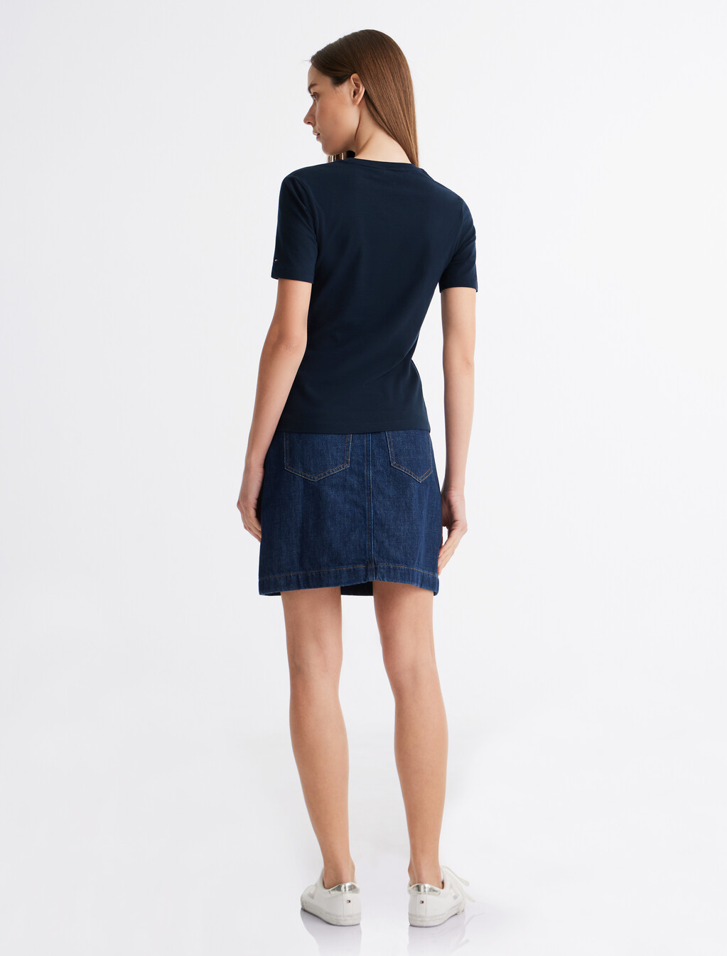 Varsity Slim T-Shirt, Dark Night Navy, hi-res