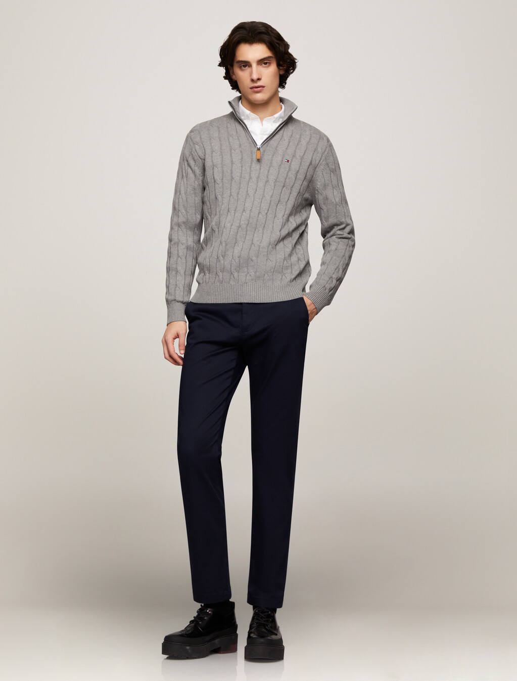 Organic Cotton Oxford Shirt, Optic White, hi-res