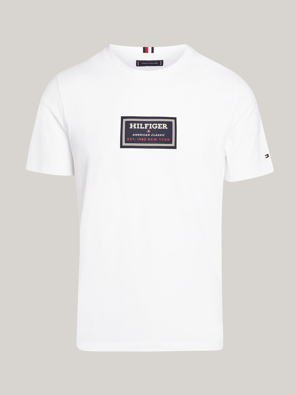 Logo Print Jersey T-Shirt, White, hi-res