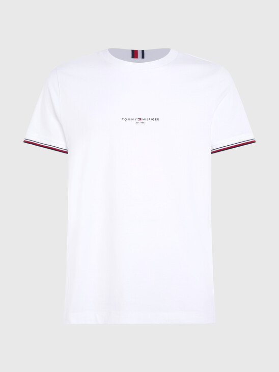 Tipped Cuff Slim Fit T-Shirt