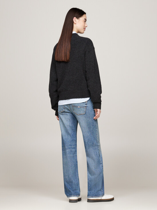 Mélange Relaxed Jumper with Wool