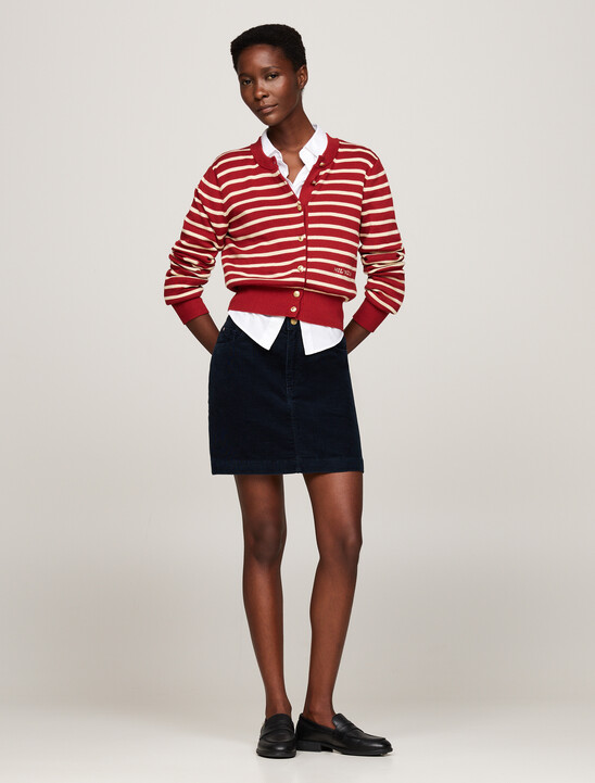 Corduroy Mini Skirt
