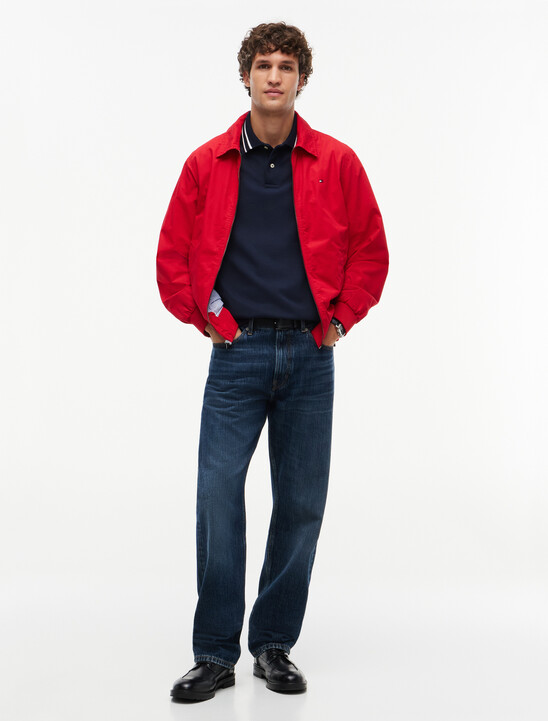 Relaxed Fit Foulard Jacquard Polo Shirt
