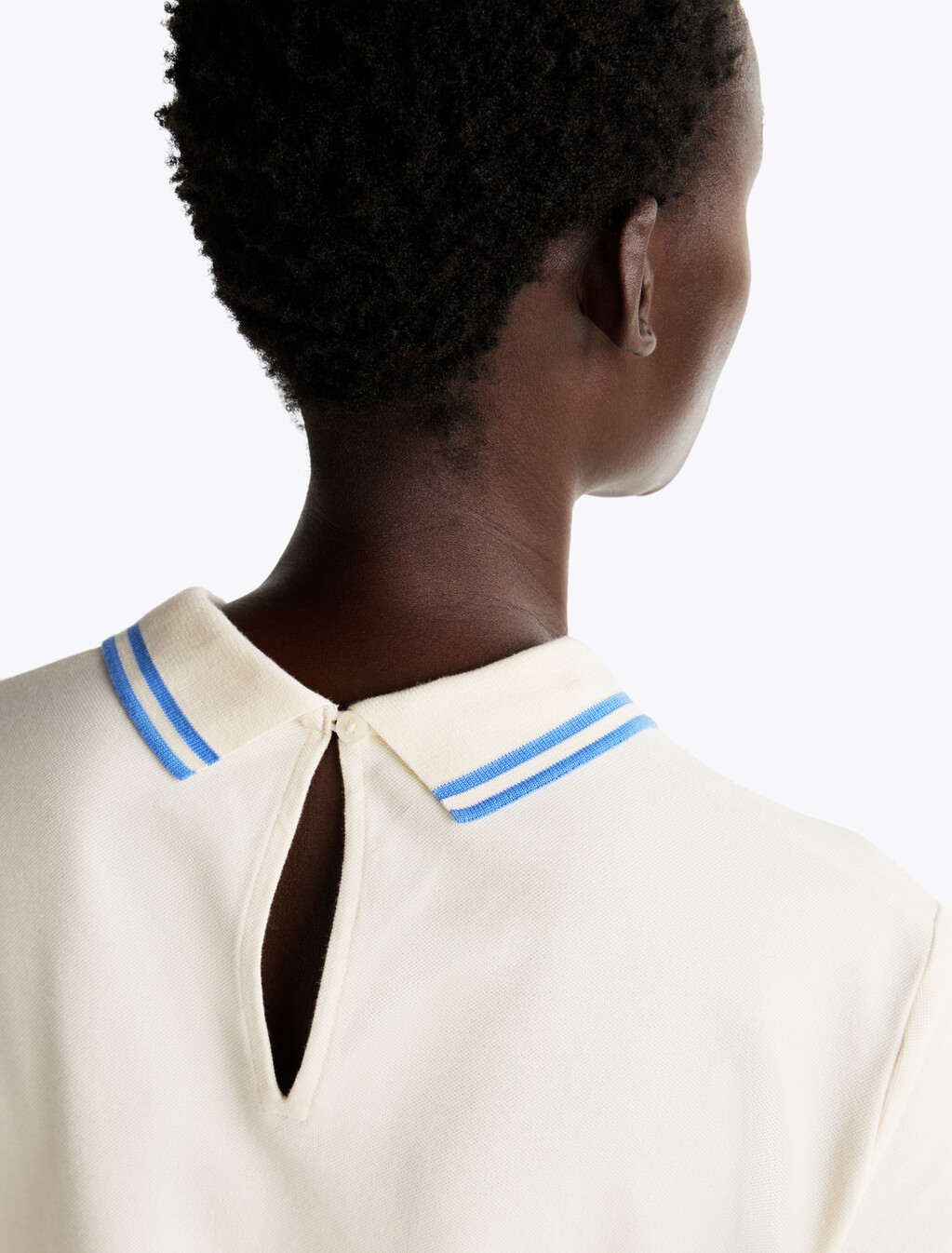 Regular Fit Back Keyhole Polo Top, Calico, hi-res