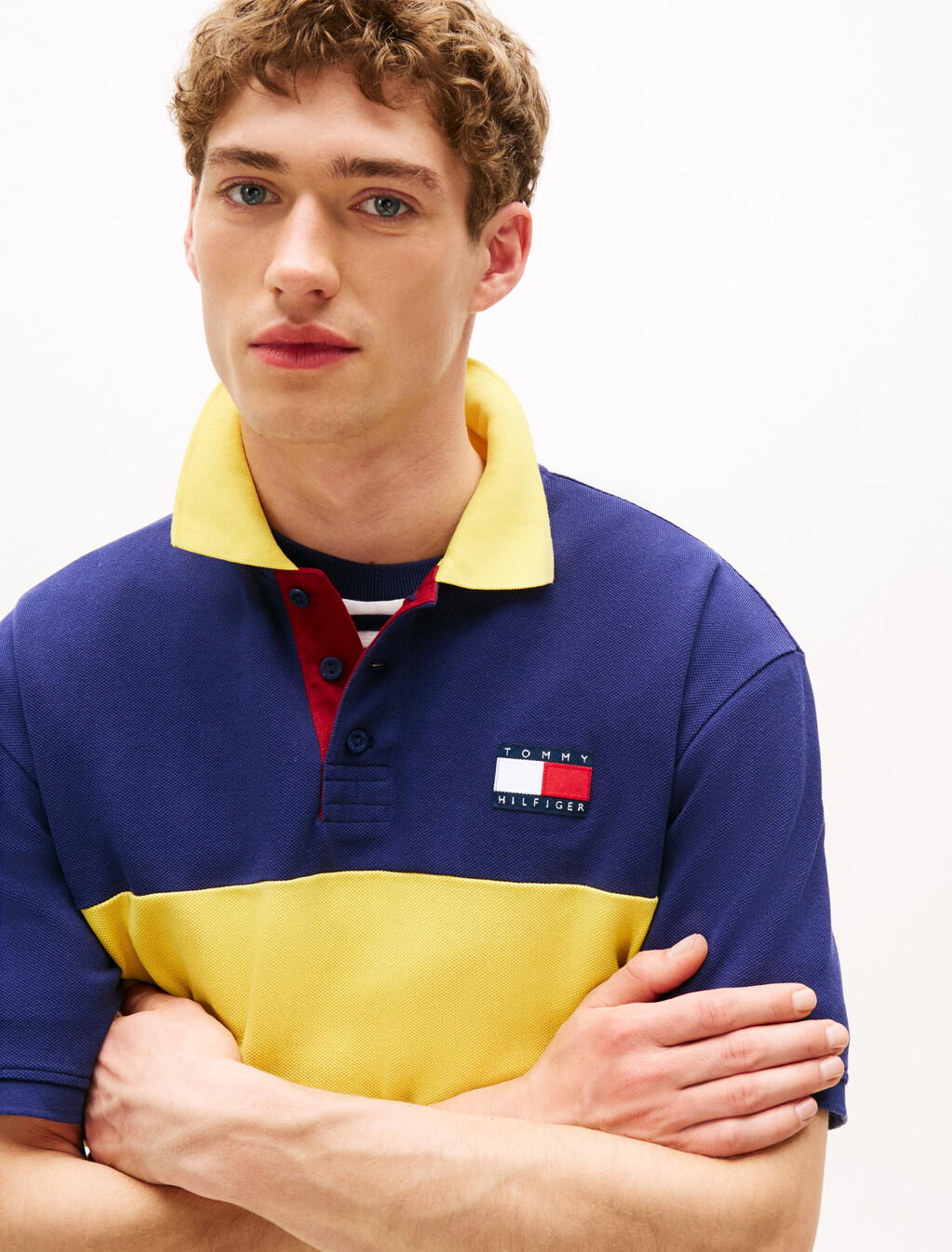 Hilfiger Sailing Back Logo Polo Shirt, Soft Sunflower, hi-res