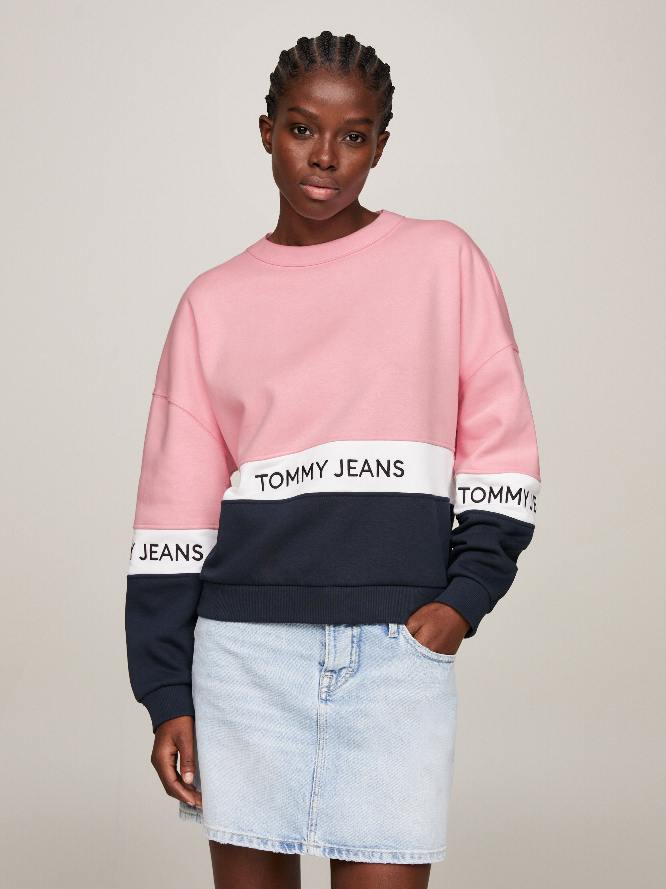 Tommy hilfiger pink discount pullover