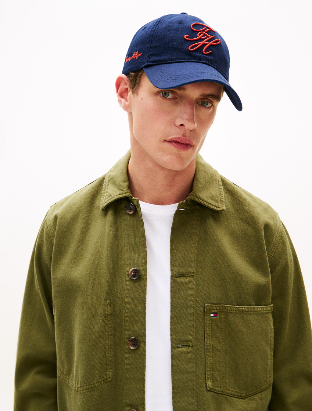 Logo Embroidery Baseball Cap, Preppy Navy, hi-res