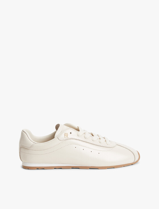 TH Monogram Plaque Leather Trainers