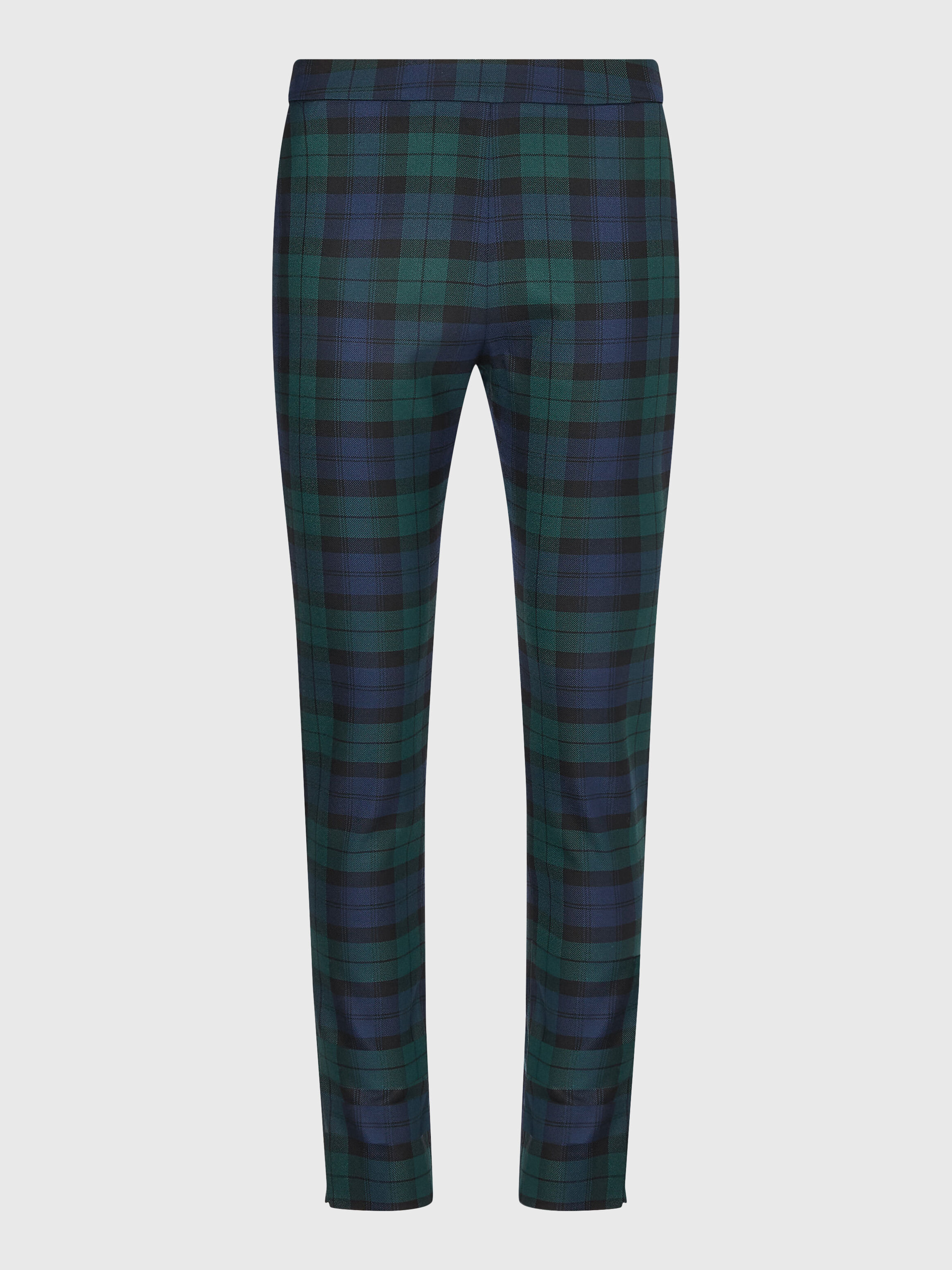 Black Watch Tartan Slim Fit Trousers green Tommy Hilfiger Malaysia