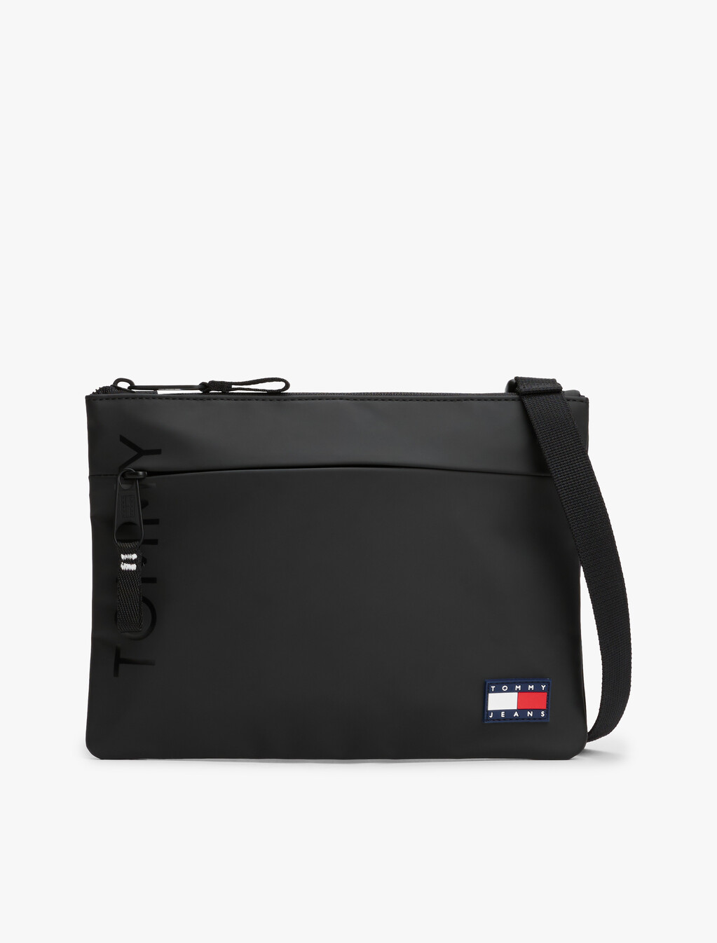 Essential Logo Crossbody Pouch, Black, hi-res